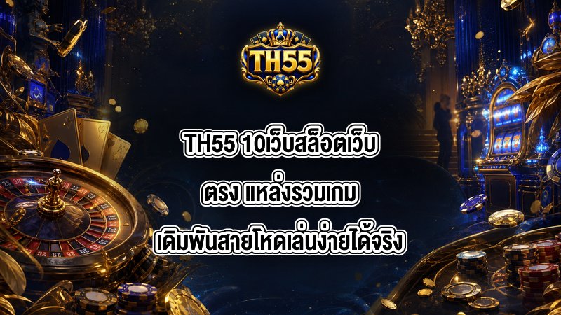 TH55 10เว็บสล็อตเว็บตรง